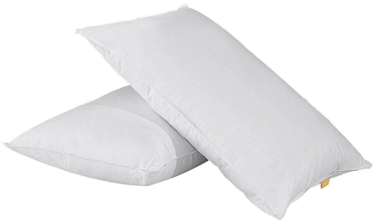 OverCloud™ - Cuscini In Piuma D'Oca Morbidi, Misura Standard Per Un Sonno Da Sogno