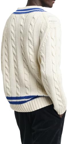 Pull-Over Homme GANT Col en V respirant et doux anti-bouloche