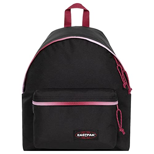 Eastpak Padded Pak'r Mochila, 40 cm, 24 L, Negro (Kontrast Grade Burgundy)