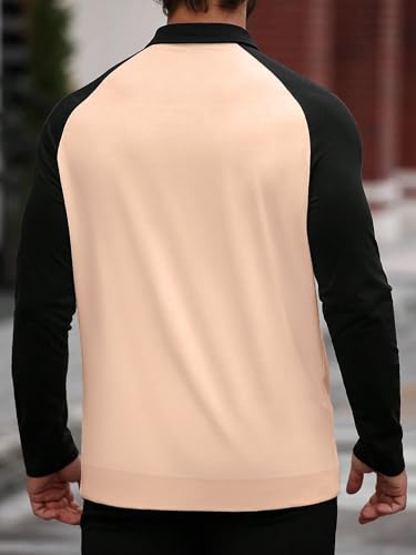 Image of Jump Cuts || Mens || Colorblock || Polo Neck || Raglan Full Sleeve || LoopKnit || Sweatshirt