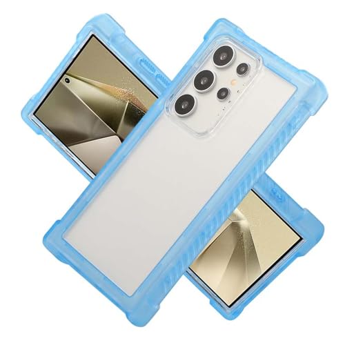 Coque Galaxy S24 Plus antichoc et mate de luxe bleue