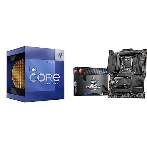 Image of Intel Core i9-12900K Desktop Processor 16 Cores up to 5.2 GHz Unlocked LGA1700 + MSI MAG Z690 Tomahawk WiFi Gaming Motherboard