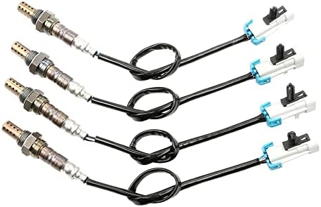 MOSTPLUS Oxygen Sensor Compatible with 03 04 05 GMC Sierra 1500 5.3L 15284 SG1857 (Set of 4)