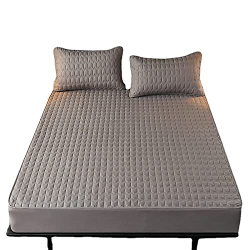 Danish Designs Holzfäller-Matratze Für Hunde – Gesteppt, Waschbar, 84 Cm, Marineblau/grau