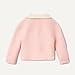 Amazon Essentials x Sofia Grainge Unisex Toddlers' Peter Pan Collar Sweater Jacket, Light Pink, 2T