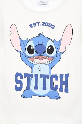 Lilo et Stitch, camiseta de manga larga, niña, blanco, 4 años