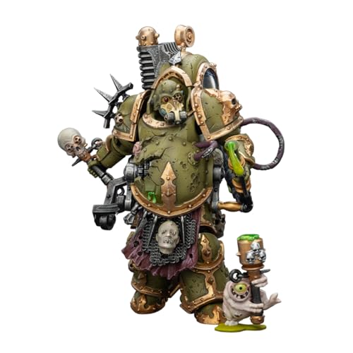 Image of JOYTOY Warhammer 40K 1 /18 Action Figure 15+, Death Guard, Foul Blightspawn, with Plague Sprayer 4.92 inch Collectible Model Birthday Gifts, JT02892