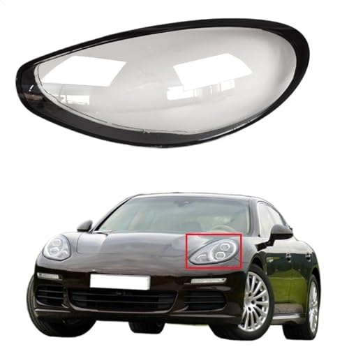 Galobexods Compatible for Porsche Panamera 2014 2015 2016 Headlight Cover Transparent Headlamp Lamp Shell Plexiglass Replace Original Lampshade(Right)