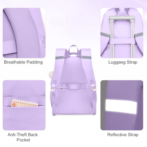 Image of ZUBOND Backpack for Girls, Big Student School Laptop Backpack Teens, College High School Daypack for Women