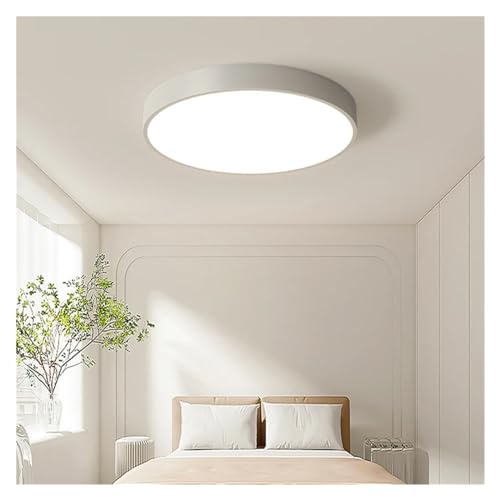 Plafonnier LED encastré ultra-mince 50x50 cm beige pour salon et chambre
