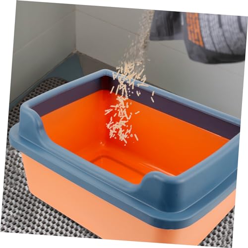 Mipcase 1 Conjunto De Caixa Caixa De Areia Para Gatos Colher De Areia Para Gatos Caixa De Areia Para