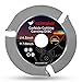4-1/2" Angle grinder wood cutting wheel, carbide shaping disc, woodworking carving saw blade with 7/8" arbor