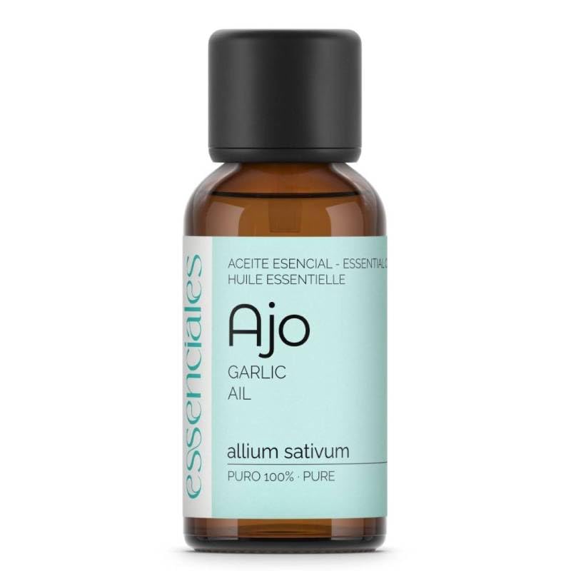 ACEITE ESENCIAL DE AJO Natural | Rico en Antioxidantes y Compuestos Naturales Derivados del Ajo | Ideal para Cosmética, Cabello, Uñas y Aromatización