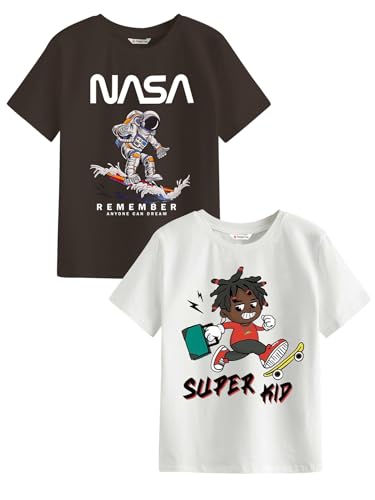 Image of Dagcros Half Sleeve Round Neck Cotton Tshirt for Boys