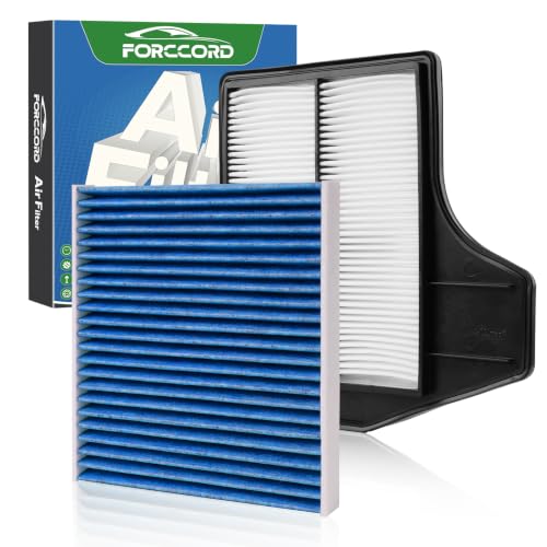 Image of Cabin & Engine Air Filter Kit for Nissan Altima 2.5L 2013-2018 | Replace# CF11776 CA11450 Air Filter Combo Replacement Car Accessories