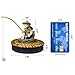 BaoZqua Floating Fish Tank Decorations, Resin Fisherman Aquarium Decor with Realistic Mini Fishing Rod, Fun Fish Feeder Aquarium Ornaments for Guppy Betta and Small Schooling Species Interactive Toy