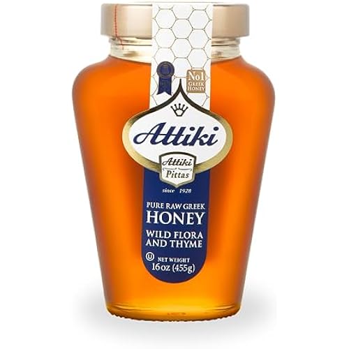 Attiki Greek Honey - #1 Honey in Greece, 16 oz