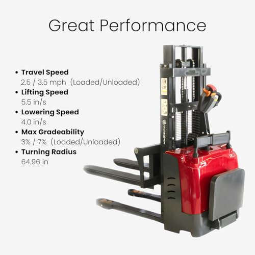 Crown electric pallet stacker