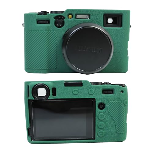 Funda de silicona para cámara Fujifilm X100 VI, verde miniatura 3