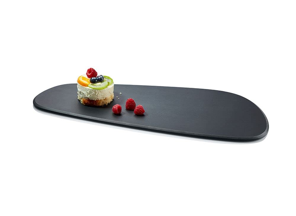 Continenta Tabla de Cortar Duracore Tabla de Cocina Tabla de Servir Negra 49 x 20,7 cm
