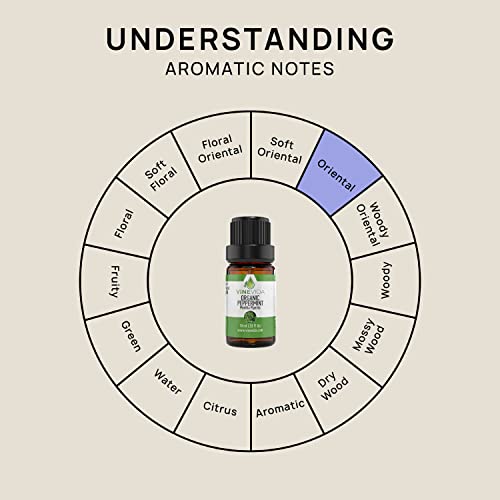 Vinevida Organic Peppermint Essential Oil 10 Ml - Undiluted Organic Peppermint Oil 10 Ml - Organic Peppermint Candle Oil Scent - Diy Candle Scents For Candlemaking 10 Ml Essential Oil For Soap Making #TOP6