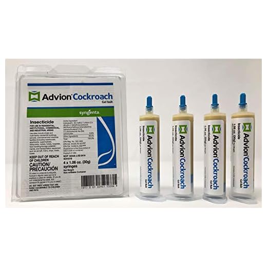 Syngenta Advion Cockroach Gel Bait - 1 Box (4 X 30 Gr.Syringes)