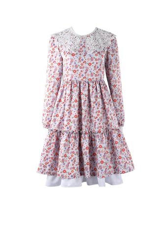 Robe Floral Silent Laura Costume Cosplay avec Motifs Imprimés pour Femme