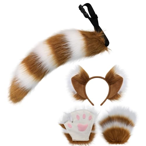 Costume de renard pour Halloween et fêtes déguisées en famille enfants et adultes