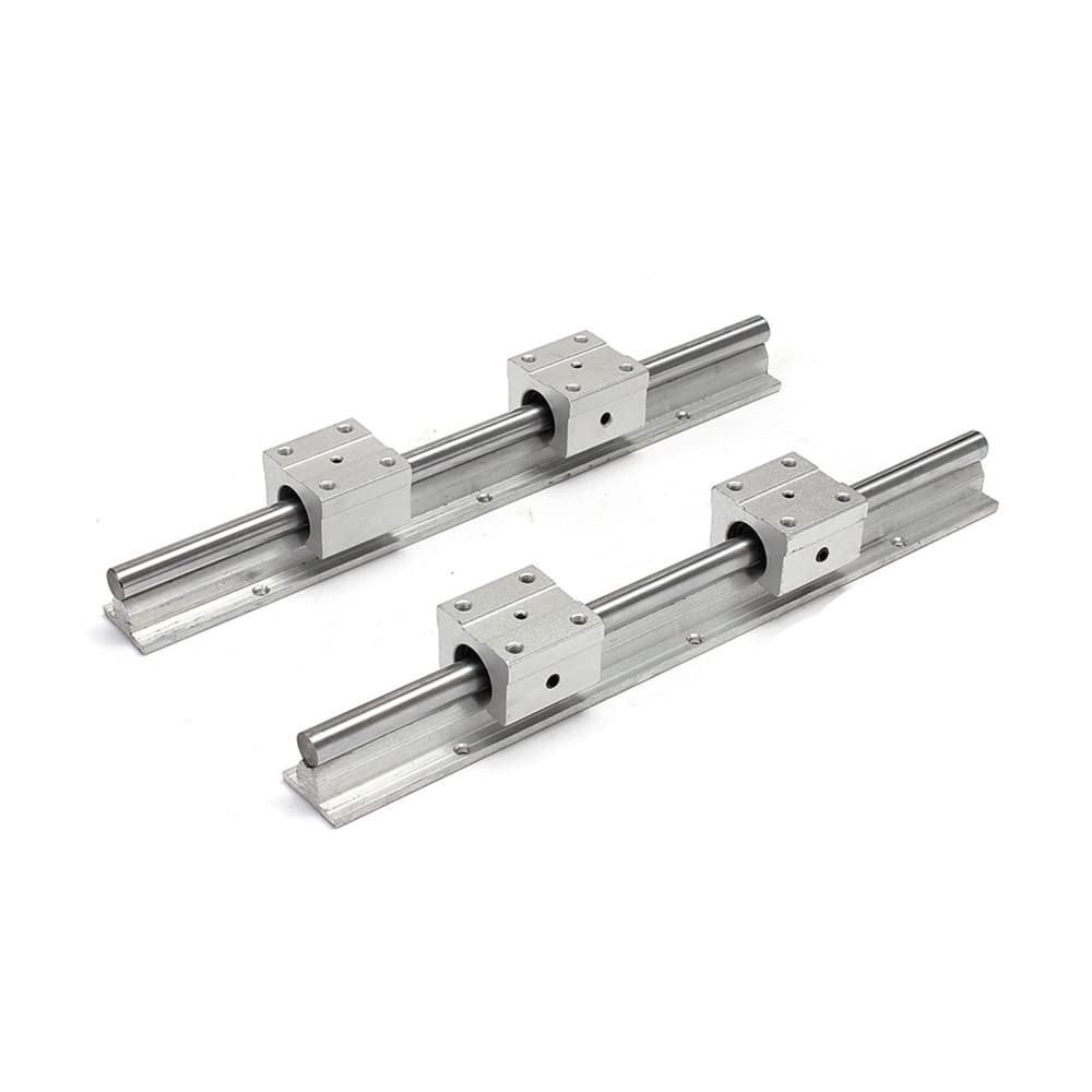 SBR12 12mm Linearschiene mit SBR12UU Linearblock 1 Schiene und 2 Blöcke,350mm