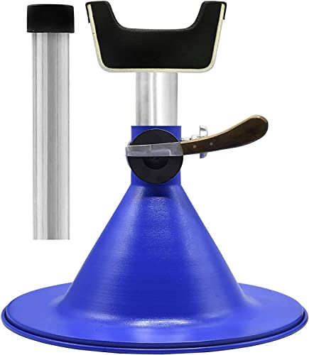 Image of Standard Size Farrier Stand Equine Trimming Shoeing Barefoot (Blue)