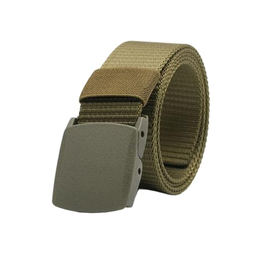 Trendy Canvas Belt for Men & Women – Casual Woven Belt Without Metal Buckle, Adjustable No-Hole Automatic Strap for Youth, Students (Multiple Colors)(Beige)4