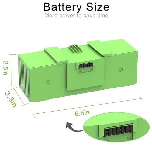 Image of ABL-F 75Wh Battery for iRobot Roomba i7 i7+ j7 j7+ 7158 7150 7550 7558 i3 i3+ 3150 i4 i4+ 4150 i8 and e5 e6 e5150 e6198 Replacement Battery for Roomba i & e & j Series 5200mAh