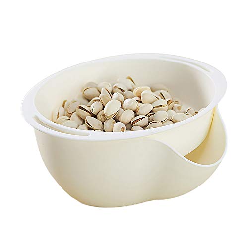 ZZKJLYN Platos De Frutas De PláStico Creativo/Cesta De Pan, TazóN De Cesta...