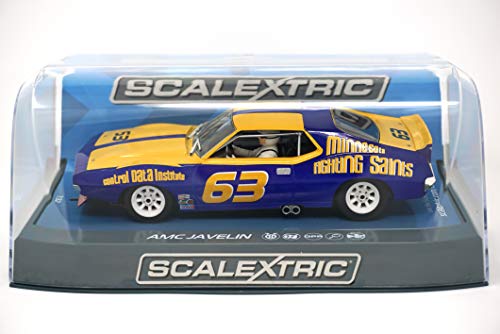 Scalextric AMC Javelin Trans Am Jockos Racing Minnesota Fighting Saints 1:32 Slot Race Car C3876