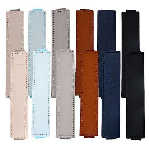 Jaeskeclip 12pcs Notebook Pen Holder,Lanyard Pen Holder,Closedpen Holder for Notebook,Pen Loop and Pen Pouch,Pen Clip, Fits Most Hard Cover Journals,Notebooks,Planners,Tablet