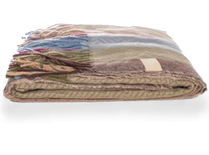 The Chosen Multi-Colored Blanket Disciples Tunic Inspired Throw | 12-Color Design Symbolizing the Twelve | Soft Cozy Blanket | 50x72 Polyester Throw