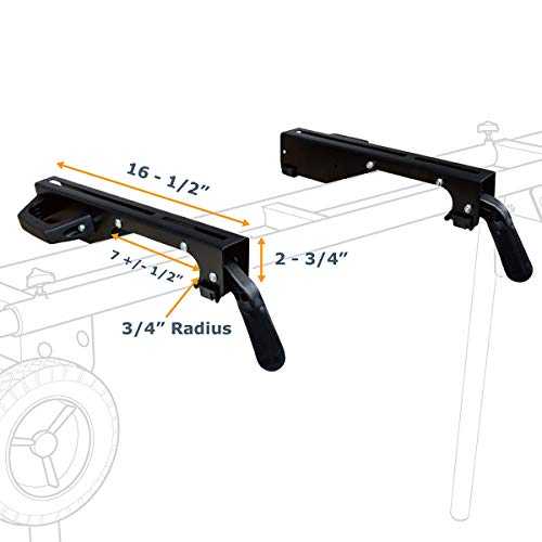 Powertec Mt4000Mba Miter Saw Stand Mounting Brackets, Set Of 2, Fits Ryobi, Black And Decker, Craftsman, And Kobalt Miter Saw Stand #TOP3