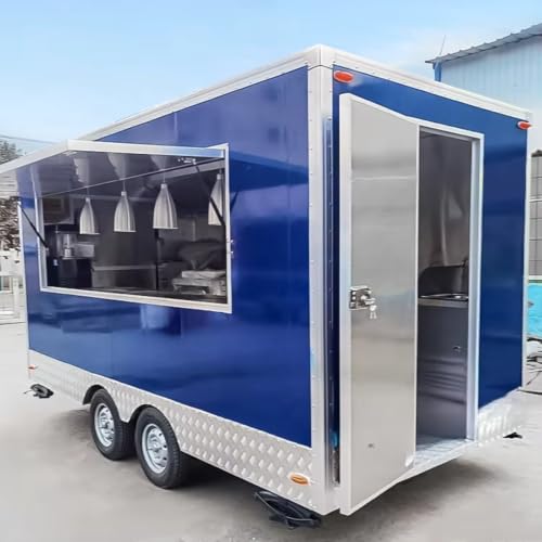 Mobile Food Truck Trailer Equipped with Full Kitchen