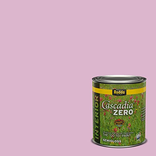 Rodda Paint CASCADIA ZERO Interior Semi-Gloss Paint & Primer in One, Quart, Baby Girl