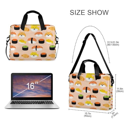 Bolso para portátil con cierre y correa ajustable 15.6" miniatura 5