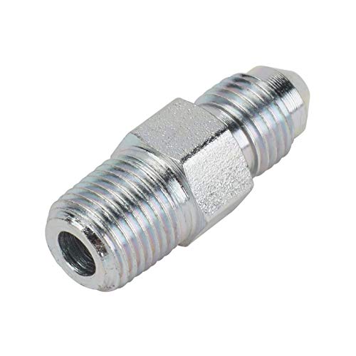 Wilwood 260-6766 High Volume 1 Inch Bore Aluminum Master Cylinder And Speedway Motors Straight -3 An Male To 1/8 Npt Male Adapter Fitting, 8.2 Ounce Total Capacity #TOP6