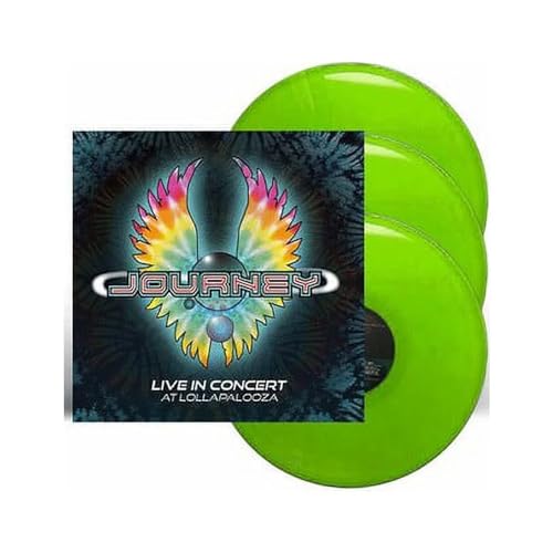 Album Art for Live In Concert At Lollapalooza - Exclusive Limited Edition Green Colored Vinyl 3LP by Journey