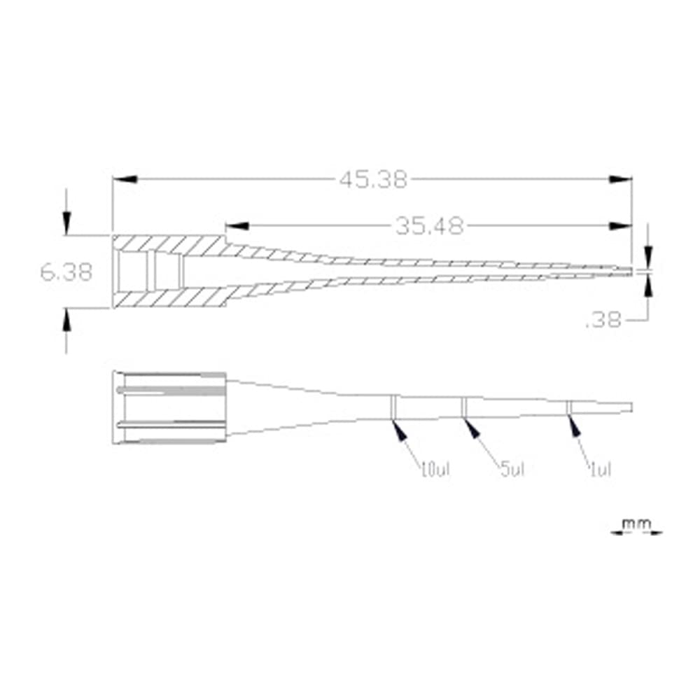 Sorenson 10300 OneTouch Standard Pipette Tip, 10µl (Pack of 960)