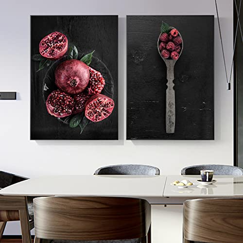 Peinture photos restaurant KEBIA d'art moderne sur toile de grenade 40x60cm