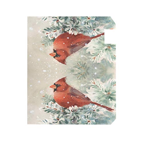 Woor Winter Cardinal Bird Magnetic Mailbox Cover Christmas Oversized-20.8"X 25.5" #TOP2
