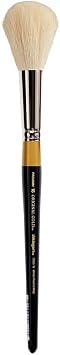 KINGART Premium Original Gold 9265-16 Round MOP Series Artist Brush, Soft Synthetic Natural Hair, Short Handle, for Acrylic and Oil Painting, Size 16