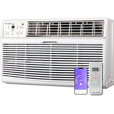 OLMO TTW 12,000 btu 230V Through-the-Wall Air Conditioner with Remote Control and built in Smart Kit, (Heating and Cooling) (R32 Refrigerant)… Cover