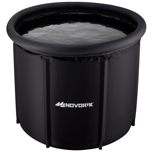 Cold Plunge Tub with Cloud Cover for Adults, Multi Layered Portable Ice Bath Tub for Athletes Post-Training Therapy and Recovery, Large Adult Soaking Bathtub for Home & Outdoor (116 Gallons)