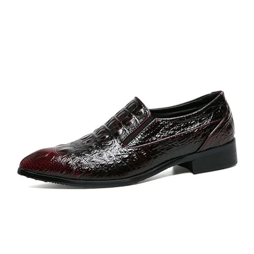Men's Comfort Dress Shoes Formal Business Oxford Shoes Slip-On Oxford Dress Loafers Business Meeting Office Work Shoes2