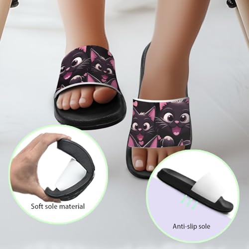 Animal Pattern Kids Sandals for Boys Girls House Slides Children's Cozy Pillow Slippers Non-Slip for Beach Days3